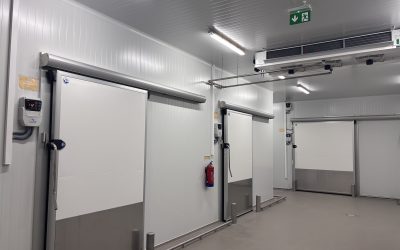 Descongelamento por glicol quente numa instalação de congelados com CO₂