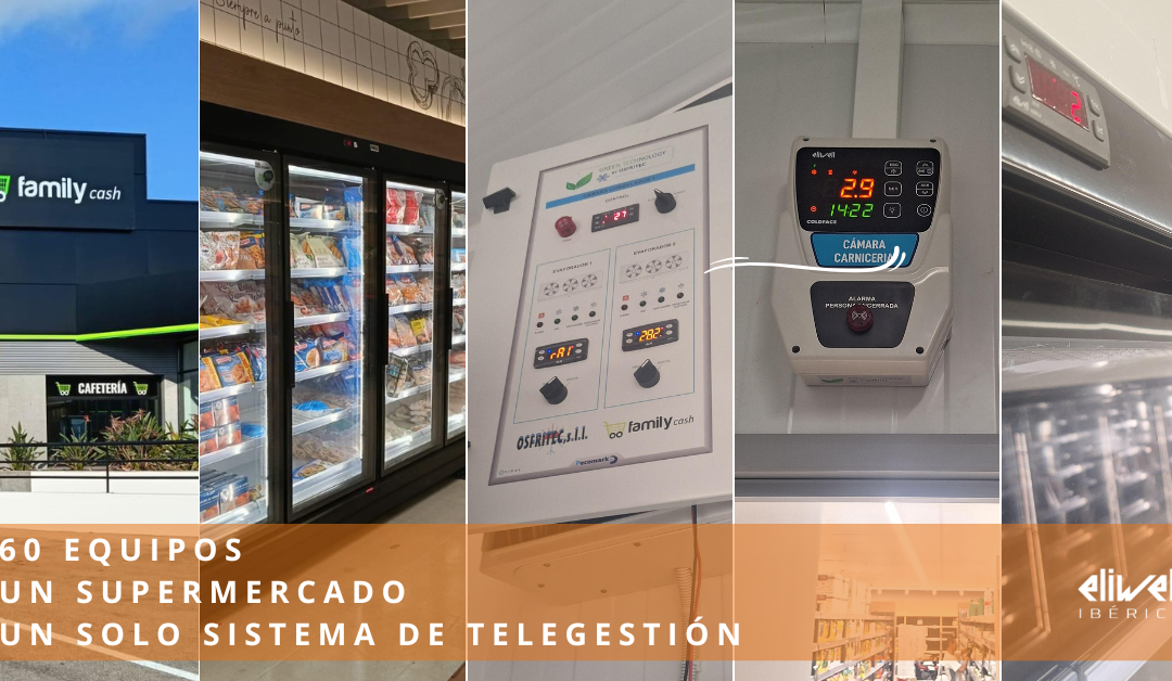 Gestão remota do sistema de refrigeração num supermercado em Jávea