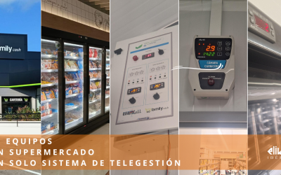 Gestão remota do sistema de refrigeração num supermercado em Jávea