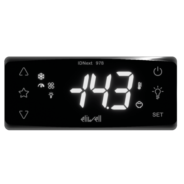 Termóstato IDNext 974 para o melhor controlo da temperatura em sistemas de refrigeração. Eliwell Ibérica